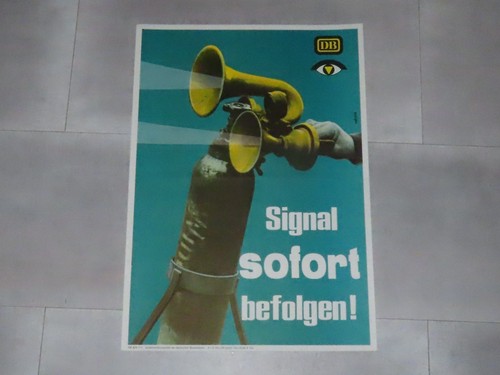Plakat deutsche bundesbahn - plakat,