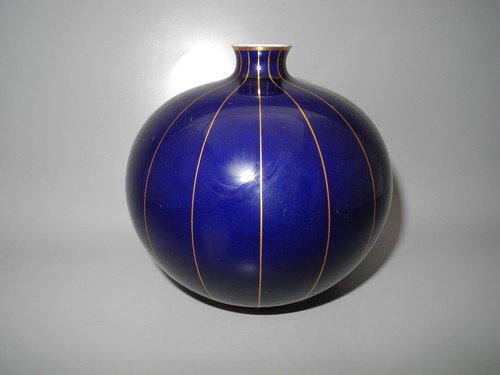 Rosenthal kugelvase kobaltblau - kugelvase,