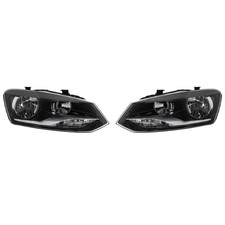 Scheinwerfer Set rechts & links Chrom H7/H7 für VW Polo 6R 6C 6R_