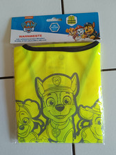 Sicherheitsweste Kinderwarnweste Warnweste Kinder Paw Patrol 4-10J Auto Fahrrad