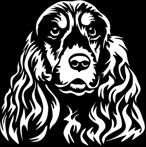 Cocker spaniel aufkleber - spaniel,