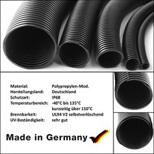 Wellrohr Wellschlauch Marderschutz Kabel Installationsrohr Isolierrohr Leerrohr