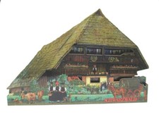 Schwarzwald Haus Holz Souvenir Magnet Black Forest Germany Neu