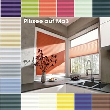 Plissee MASSANFERTIGUNG Faltrollo zum Bohren Jalousie Rollo
