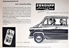 Werbeanzeige ca. DIN A5: Zündapp Janus 750 1958  (MW5-Zü-Janus-3)