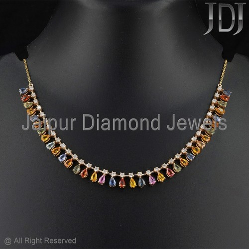 Solid 14k gelbgold - gelbgold, halskette