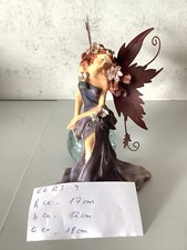 David Ent Figur Statue Fantasy Fee auf Glaskugel H ca. 17 cm (112-EG3/4)