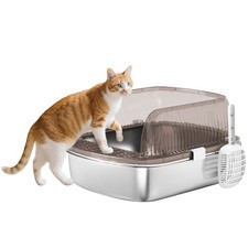 Katzenklo edelstahl offen - katzenklo,
