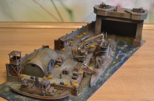 Ww2 boot soldaten diorama - boot,