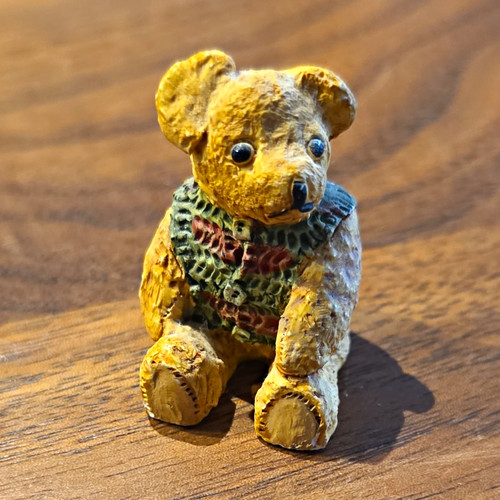 Teddybär miniaturfigur bär - teddybär,