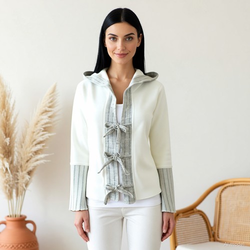 Boho folklore strickjacke - boho,