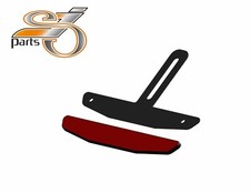 Reflektor mit Halter 125x18 mm universal Katzenauge Rückstrahler E- geprüft