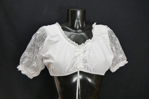 Dirndlbluse weiß bluse - dirndlbluse,