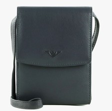 Schwarze Leder Tasche Handtasche Voi Design Neu