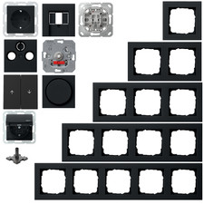 Gira system schwarz matt - system, e2