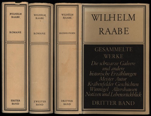 Raabe gesammelte werke - raabe,, 3
