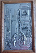 Zinn Relief Bild , Groß