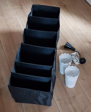 IKEA Skubb,Lampe Kvart und 2x Kerzenhalter Skurar