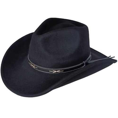 Schwarzer filzhut westernhut - filzhut,,