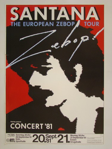 Santana european zebop tour - santana,