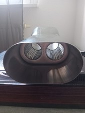 Endrohr Anschweißendrohr poliert 75x135mm mit Doppel-Absorber DTM-Look 330mm