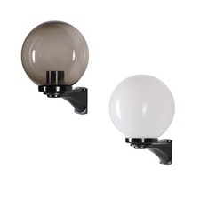 Wandleuchte Kugel Ø20-25cm IP44 Außenlampe LED geeignet Garten Terrasse Hof