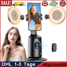 Auto Face Tracking Stativ Handy Stativ Selfie Stick 360° Tripod Ständer Halter