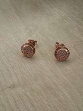 Pandora Ohrstecker mit Logo und Zirkonia