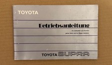 Toyota Supra Betriebsanleitung