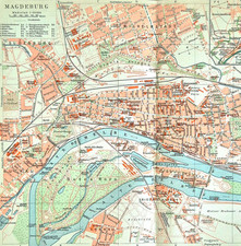 Alte Lithographie, Magdeburg