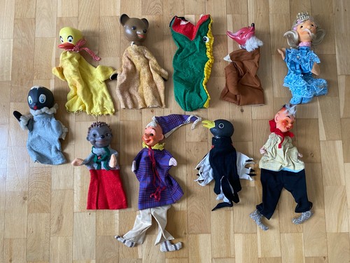 10x ddr handpuppen - 10x,