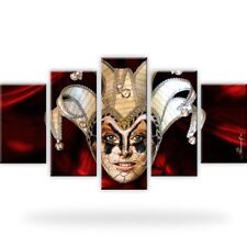 Joker Maske Abstrakt Leinwandbilder Digitalart