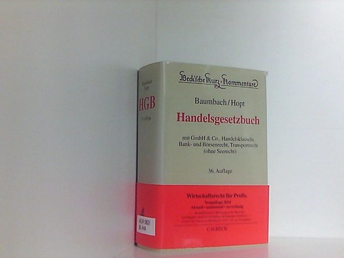 Handelsgesetzbuch mit gmbh - gmbh, &