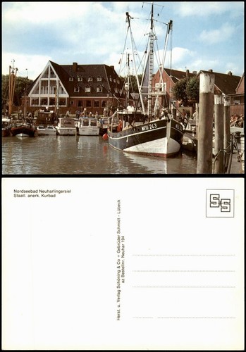 Ansichtskarte neuharlingersiel - ansichtskarte,