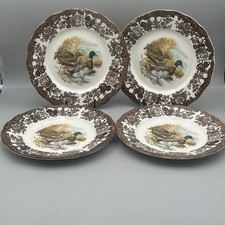 Royal Worcester Palissy Spiel Serie Essteller 10" 4er Set