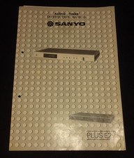Istruction Manual SANYO Audio Timer PLUS E22 Guter Zustand