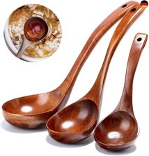 Naturholz suppenkelle und - suppenkelle,