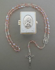 Rosenkranz apricot schimmernde