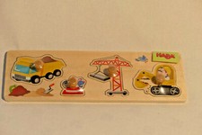 Greifpuzzle aus Holz   "Auf