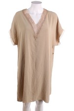 PIAZZA ITALIA Tunika Kleid Spitze L beige