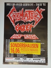 Crematory / Exocet / Postmortem 1995 | Konzertplakat  Poster Plakat