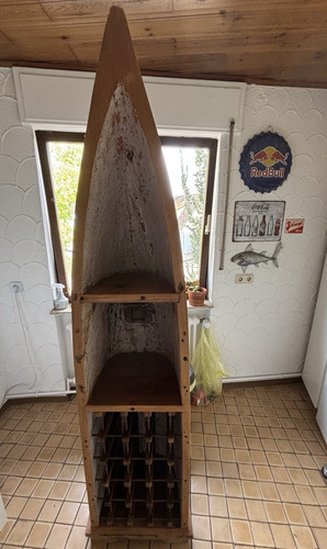 Holz flaschenständer - holz,