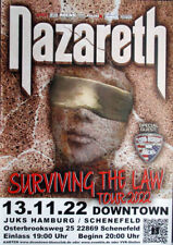 NAZARETH - 2022 - In Concert - Surviving the Law Tour - Poster - Hamburg