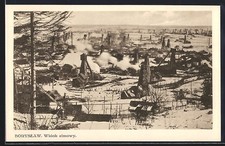 Ansichtskarte Boryslaw, Widok zimowy, Erdöl 