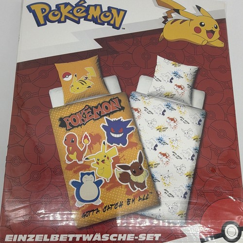 Pokémon einzelbettwäsche set - pokémon, einzelbettwäsche-set