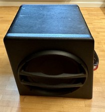 Axton AXB20A Subwoofer mit Verstärker 20cm - Schwarz - Auto Subwoofer