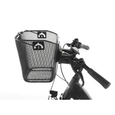 Lenkerkorb FISCHER E-Bike Korb Plus abschließbar - bis 5 kg engmaschig schwarz