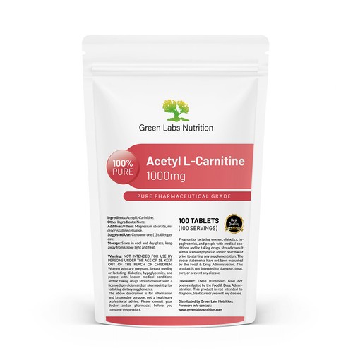 Acetyl carnitin 1000mg tab - acetyl-l-carnitin,