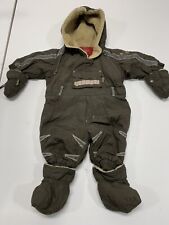 Pampolina Baby Overall Gr. 62 Schneeanzug Mädchen Junge Braun innen Fleece #KARS