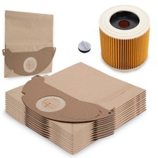 Staubsaugerbeutel Filter für KÄRCHER 6.904-322.0 MV2 WD2 A2003 A2004 kompatibel